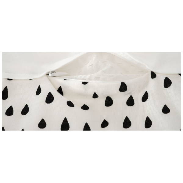 TräumelandTräumeland   Babyschlafsack Set Tropfen schwarz 80/86