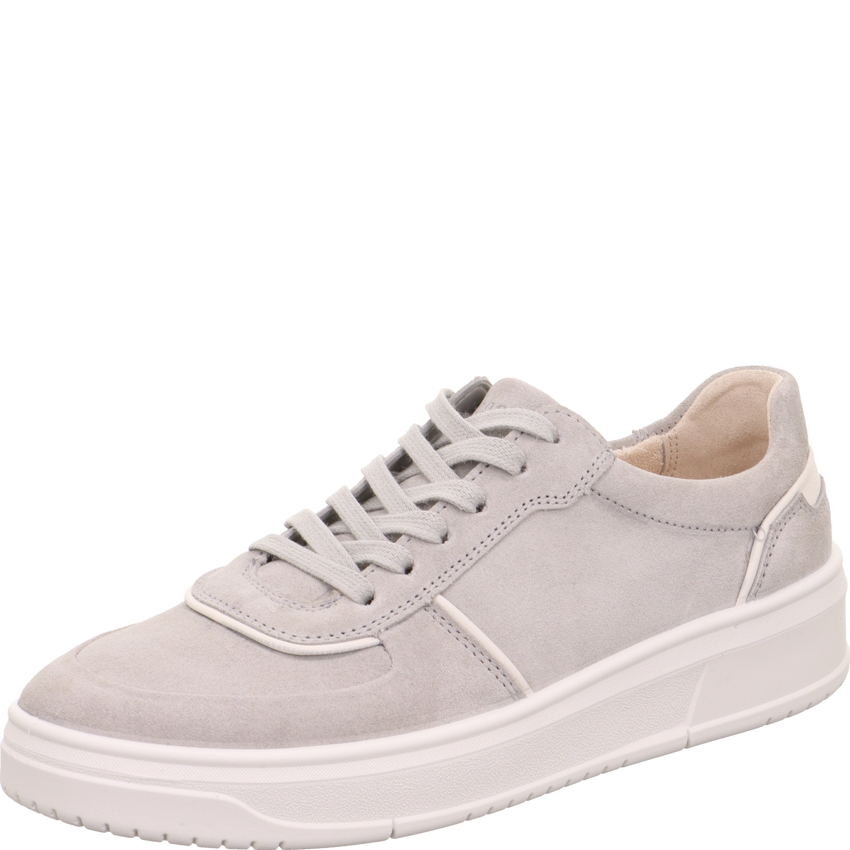 legero REJOISE Damen  Sneaker low mit Schnürung - Farbe: Aluminio - Größe: 7.5