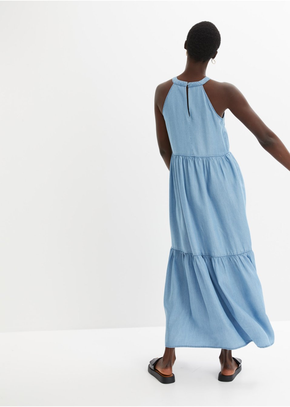 Robe longue en TENCEL