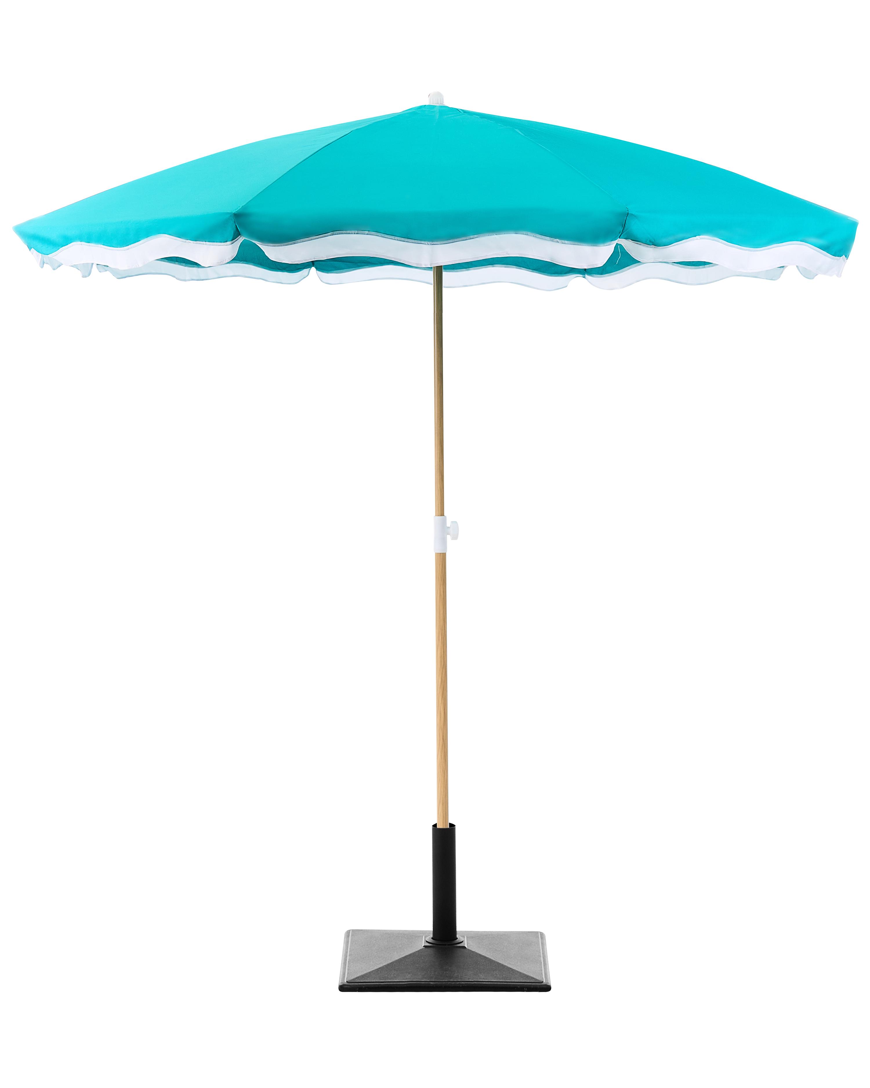 Parasol de jardin 232 cm SESTRIERE Turquoise