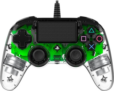Nacon Compact PS4 Controller Med Led-Lys - Grøn