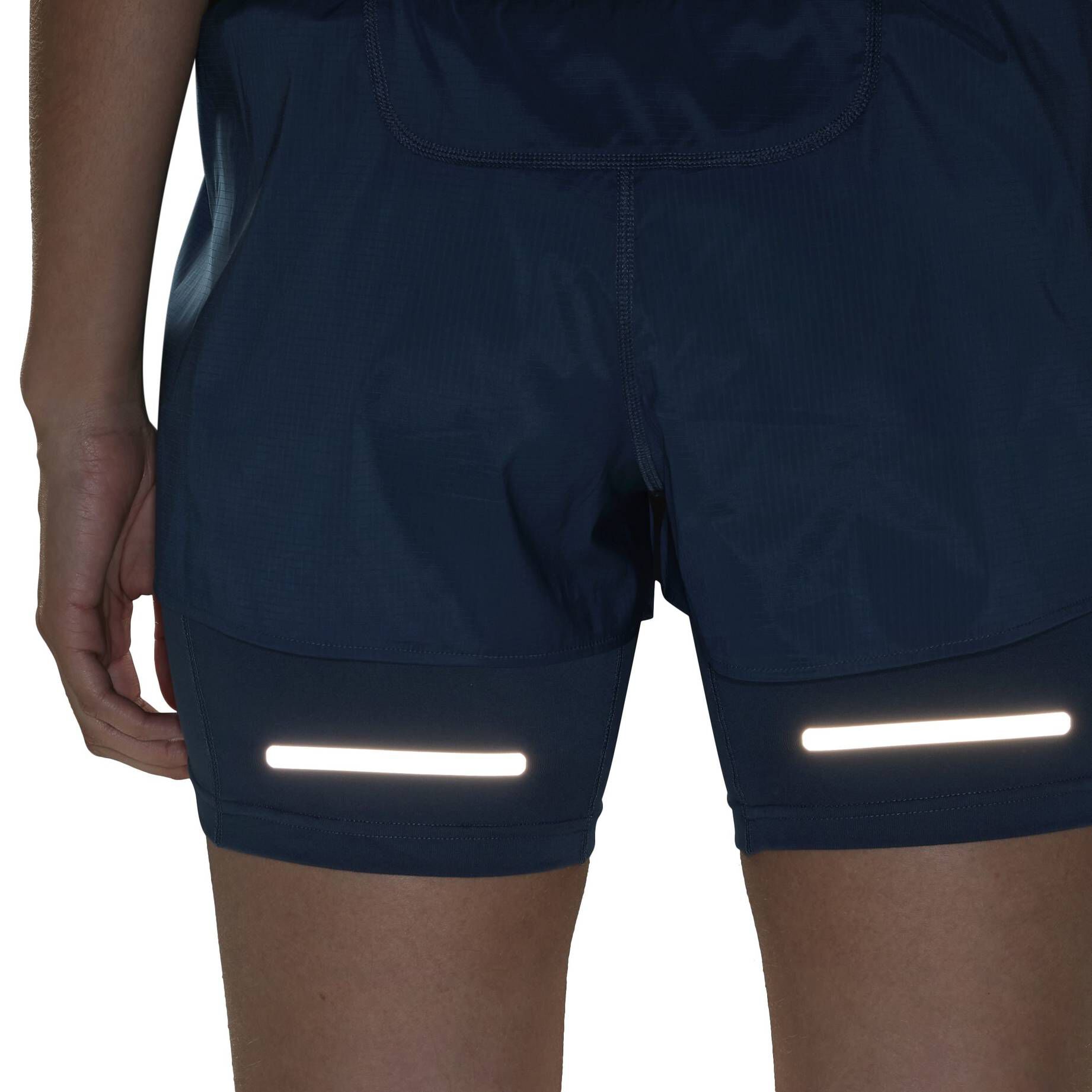 adidas Performance| Damen Laufshorts mit Innenhose ULTIMATE 2IN1 SHORT W