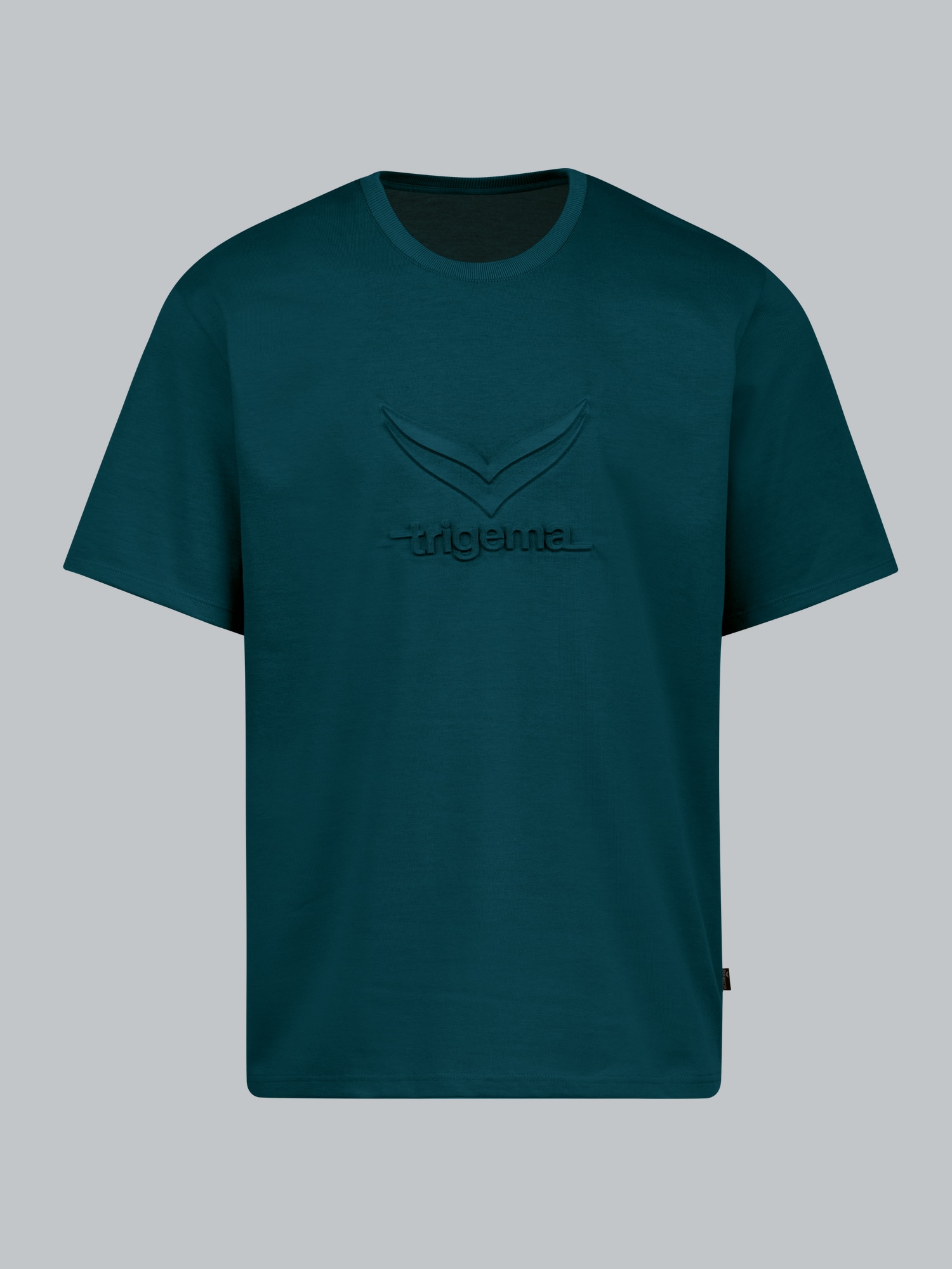Heavy Oversized T-Shirt mit 3D-Motiv Saphir