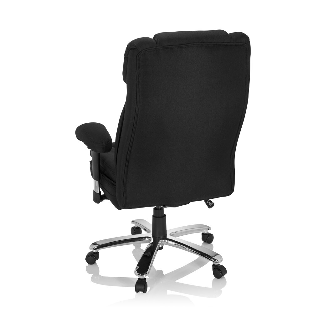 XXL Drehstuhl BUILDER XXL I Stoff mit Armlehnen (höhenverstellbar) hjh OFFICE