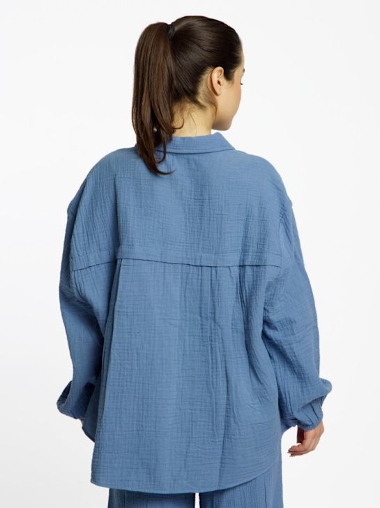 Black Box Bluse Blau