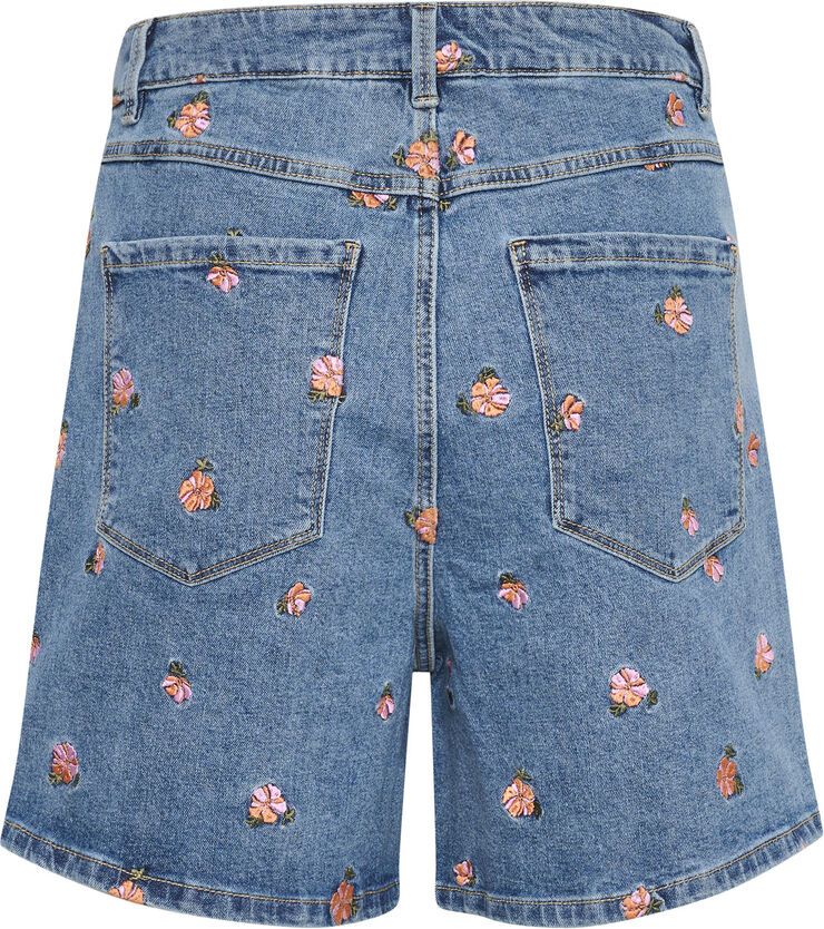 Kaffe KAbabeth Denim shorts Light blue washed denim