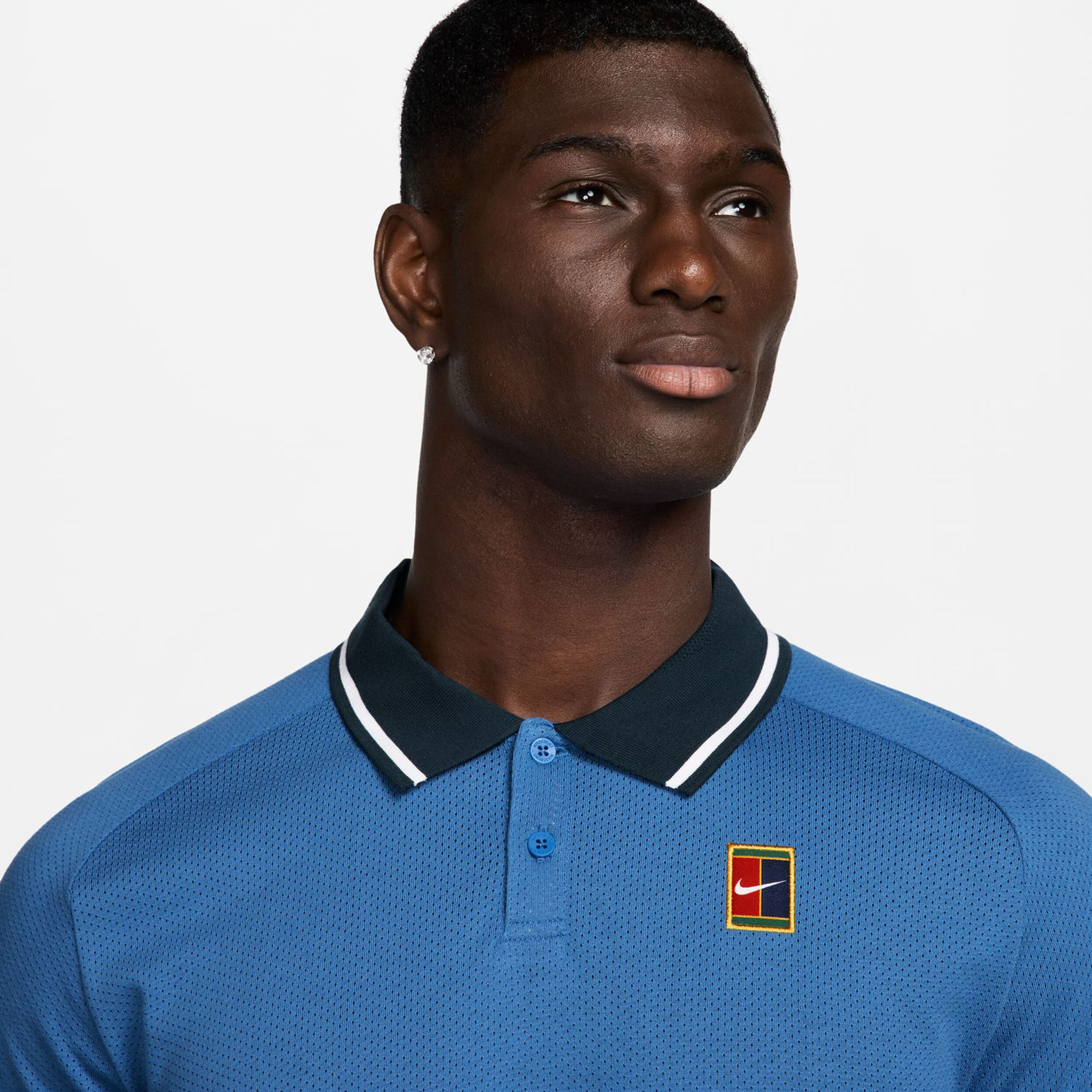 Nike Court Heritage Polo Hommes - Bleu , Bleu Foncé