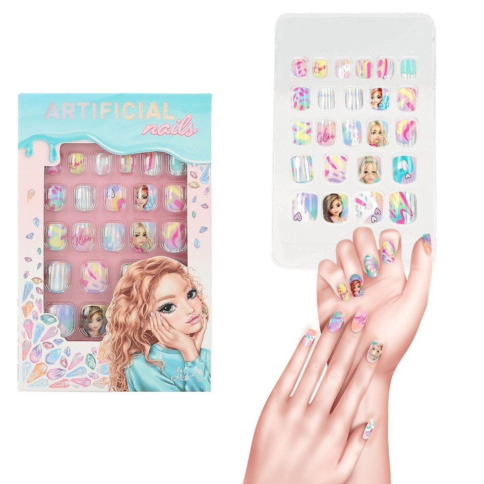 Topmodel - Kunstige Deco-Negle Pointed & Flat - Bundle