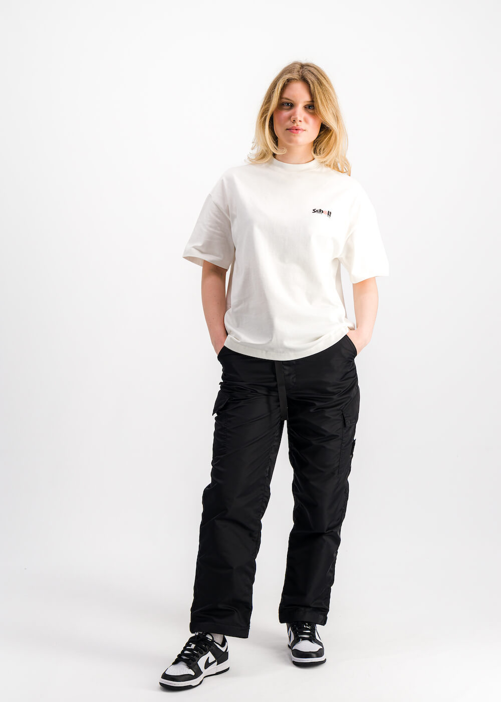 Wethenew Schott Double Logo T-Shirt White