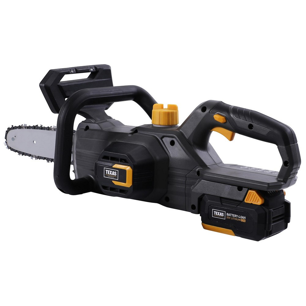 Pack élagueuse sans fil chargeur batterie 20v 4ah lame 25cm texas csx2000