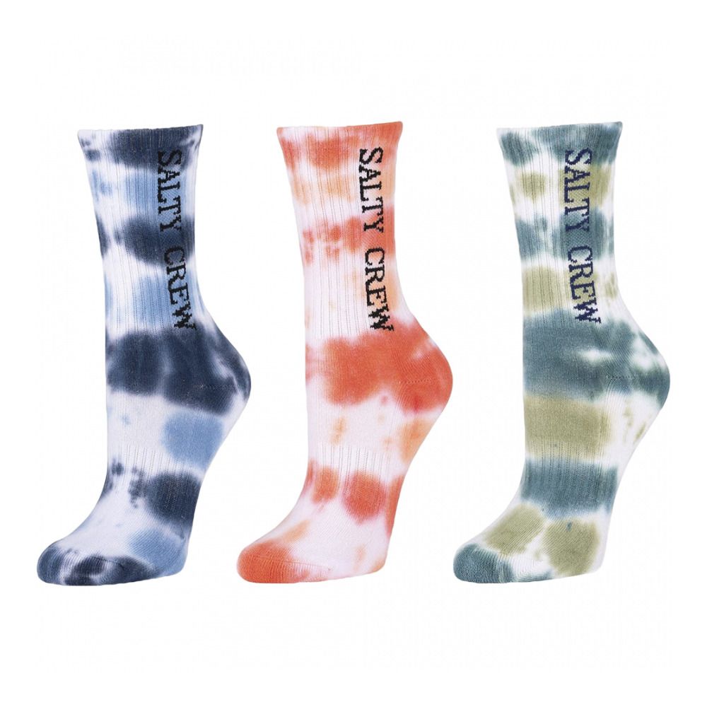 Salty Crew SALTY STRIPE - Chaussettes x3 Femme assorted