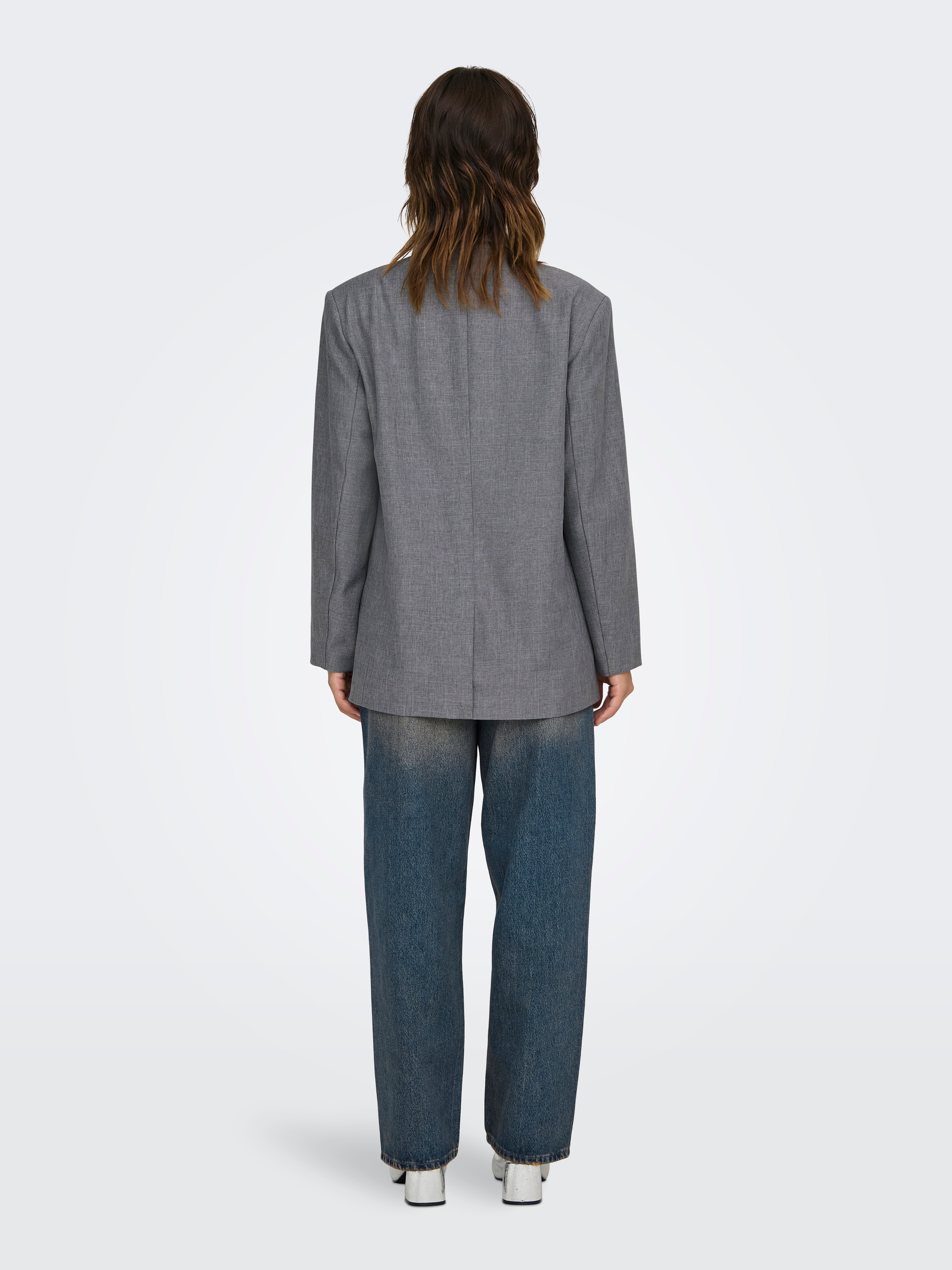 ONLLINDA Blazer Medium Grey Melange