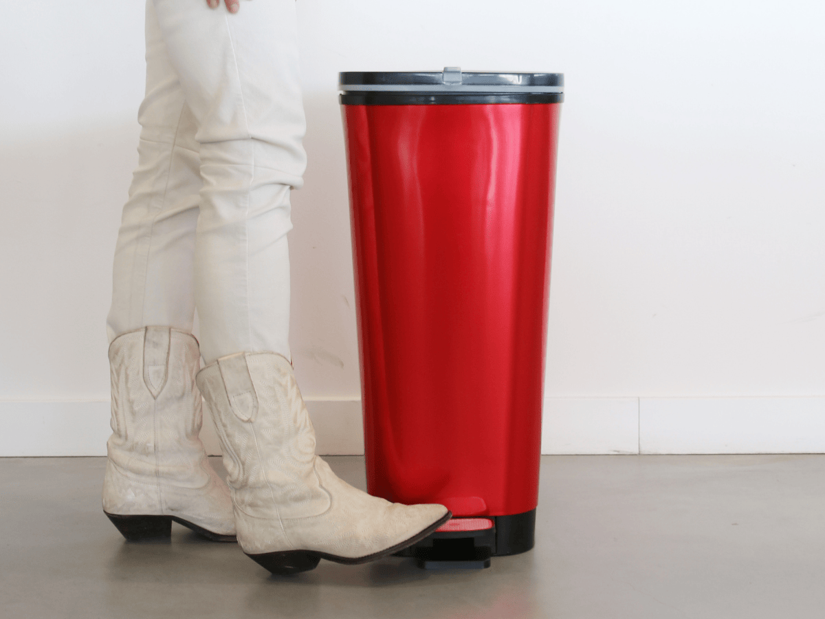 Kis Chic Bin 50 liter pedaalemmer - Red