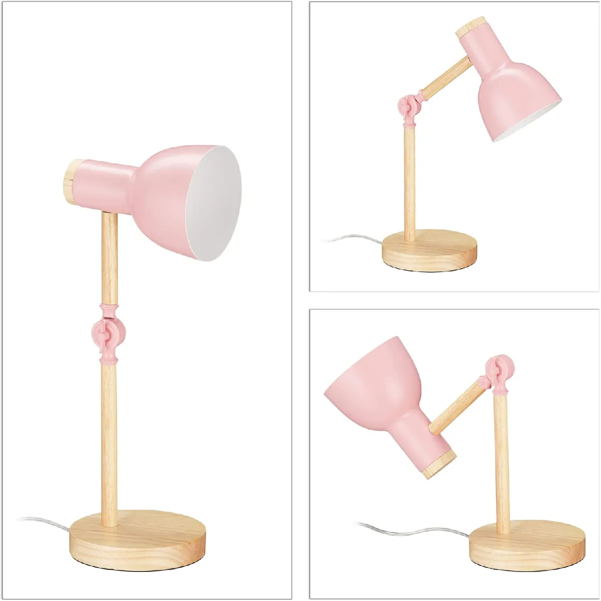 Lampe de Bureau Nordique Rose