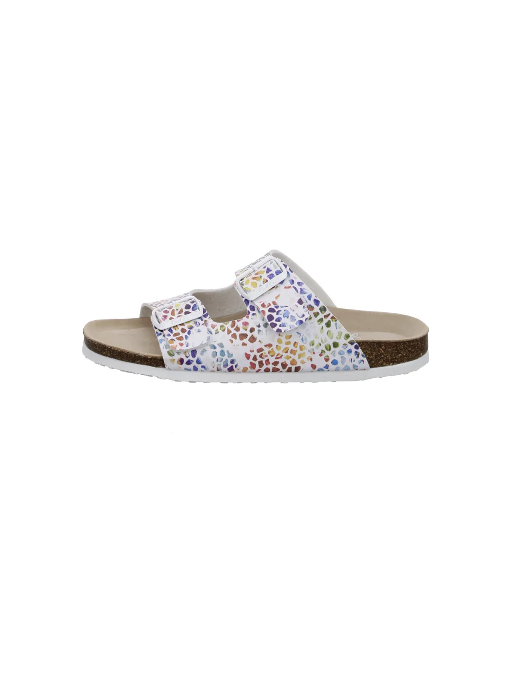 Pantolette Maui weiß multi