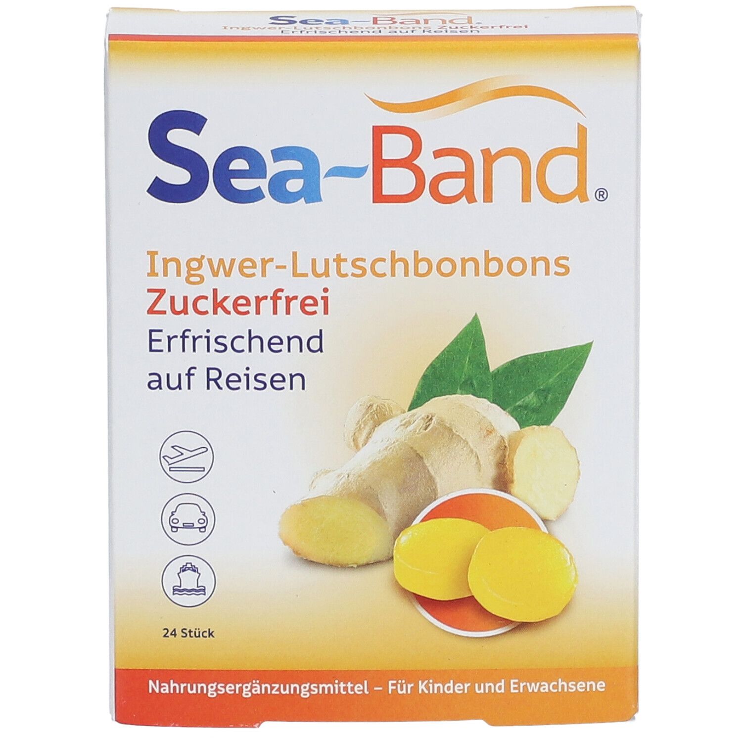 SEA BAND® Ingwer-Lutschbonbons