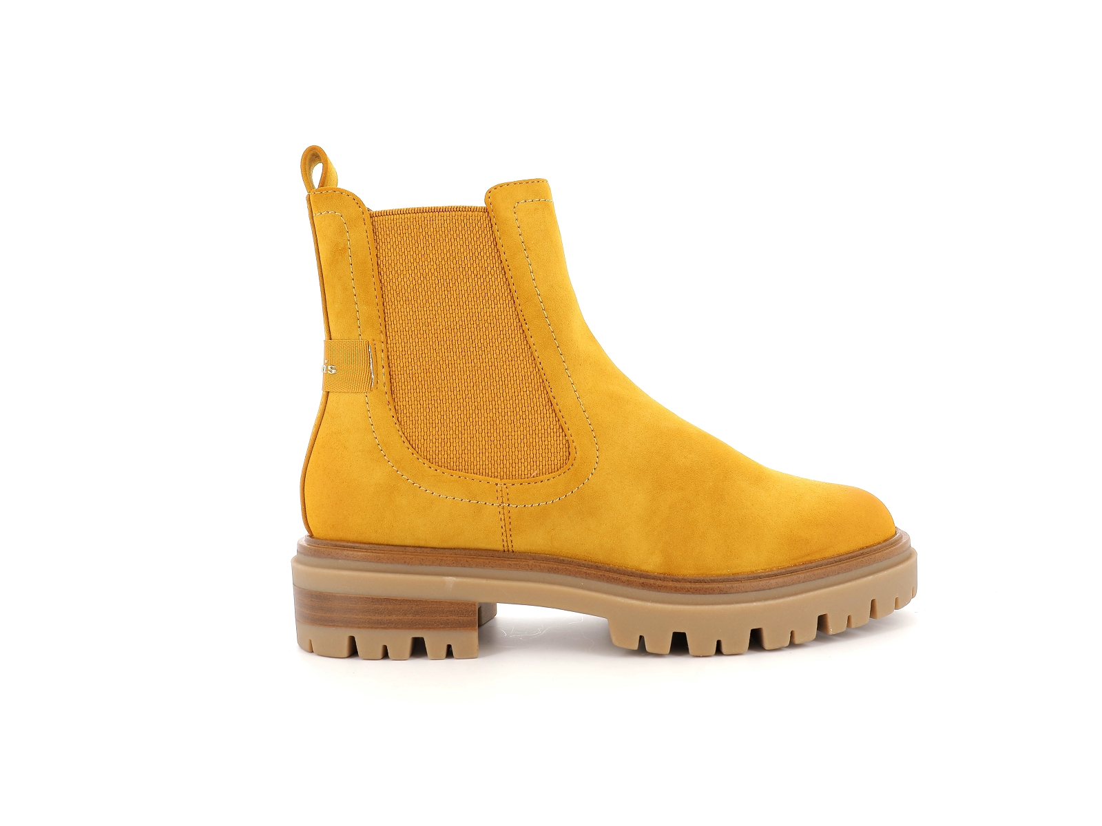 Tamaris-25418 velours Moutarde