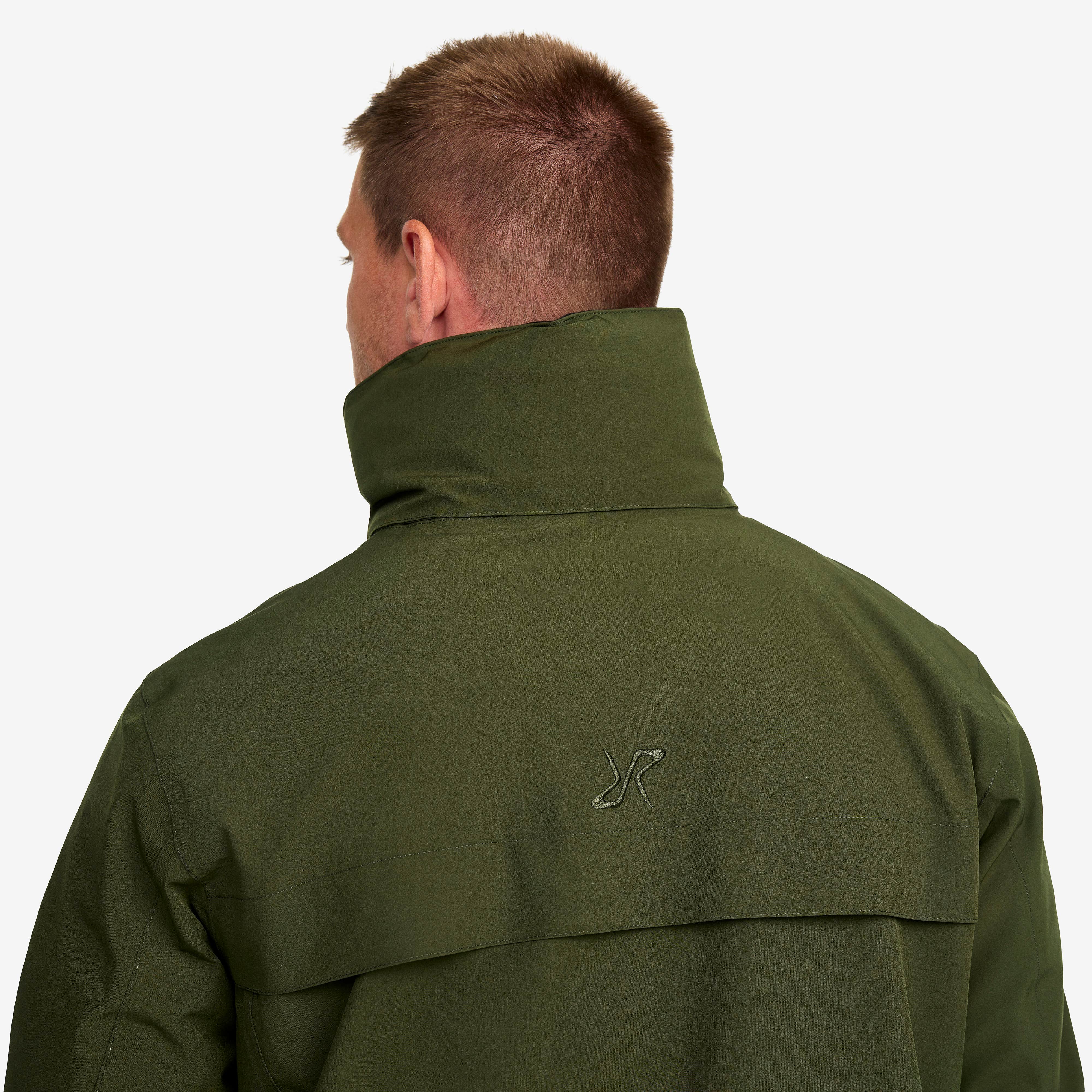 Nevis 2L Parka Herre Forest Green