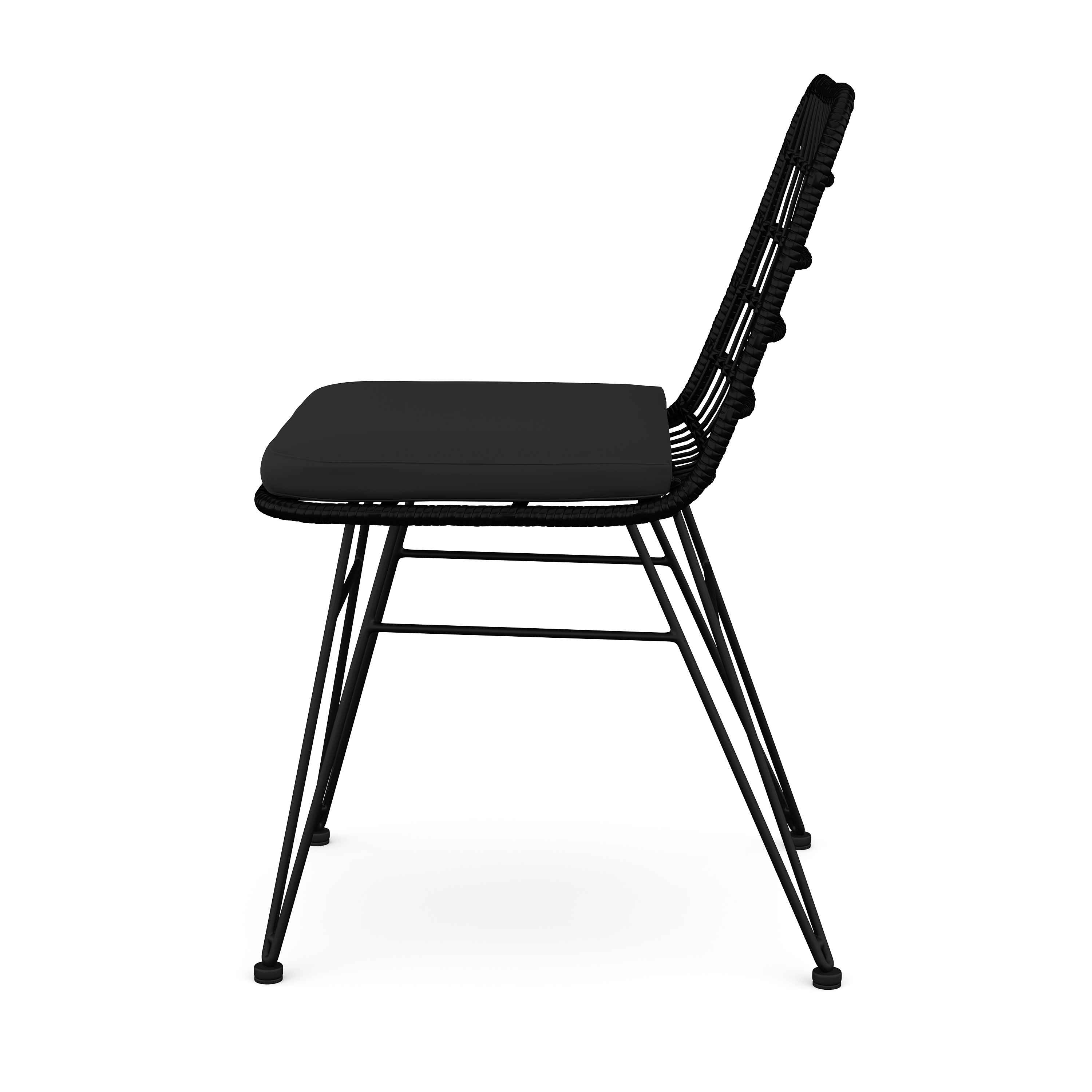 Gartenstuhl JUNO 2er Set schwarz