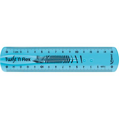 Maped Twist'n Flex - Règle flexible 15 cm - disponible dans différentes couleurs