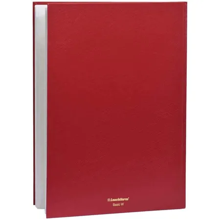 Leuchtturm Briefmarken Einsteckbuch rot
