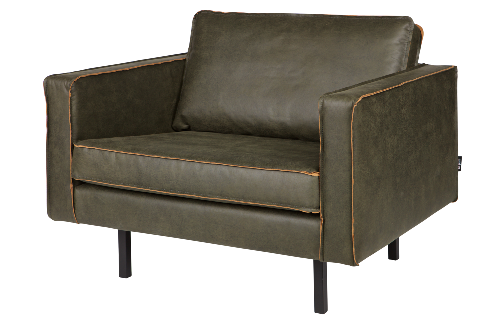 Fauteuil Rodeo leer - Army