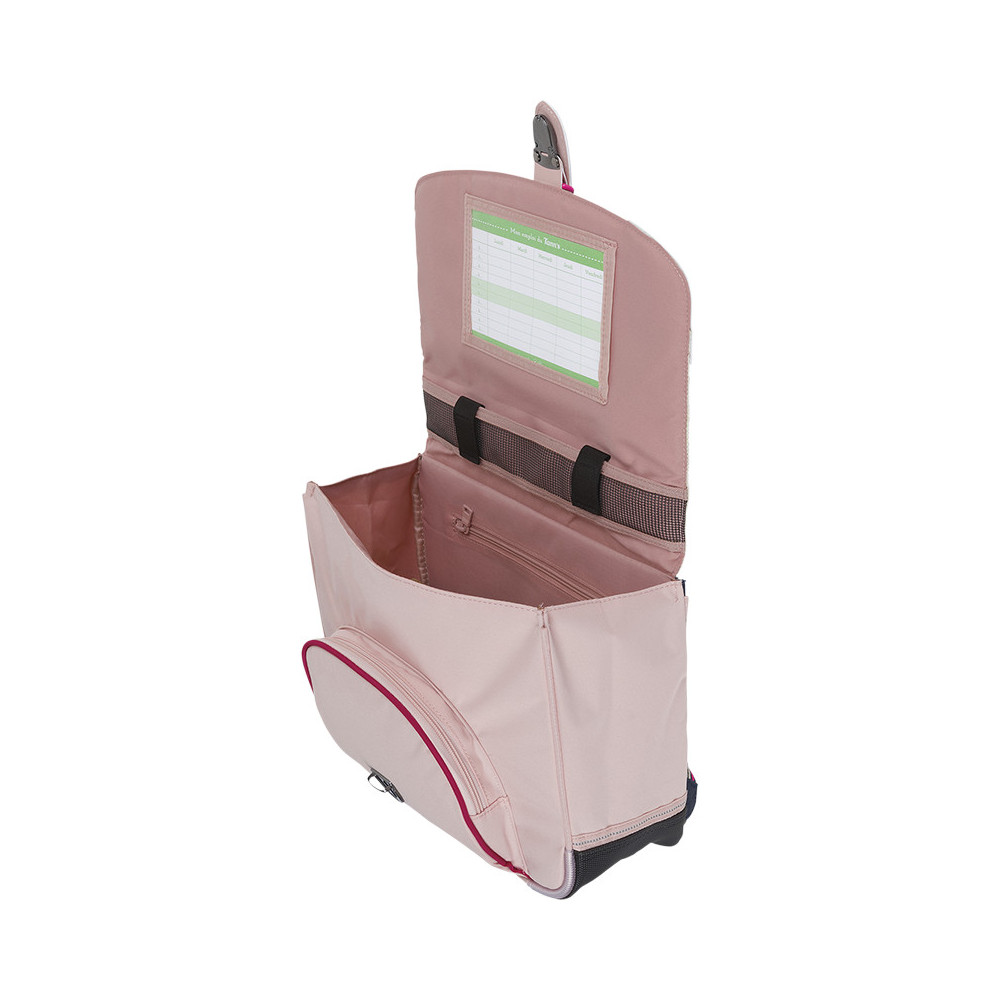Cartable Célia rose