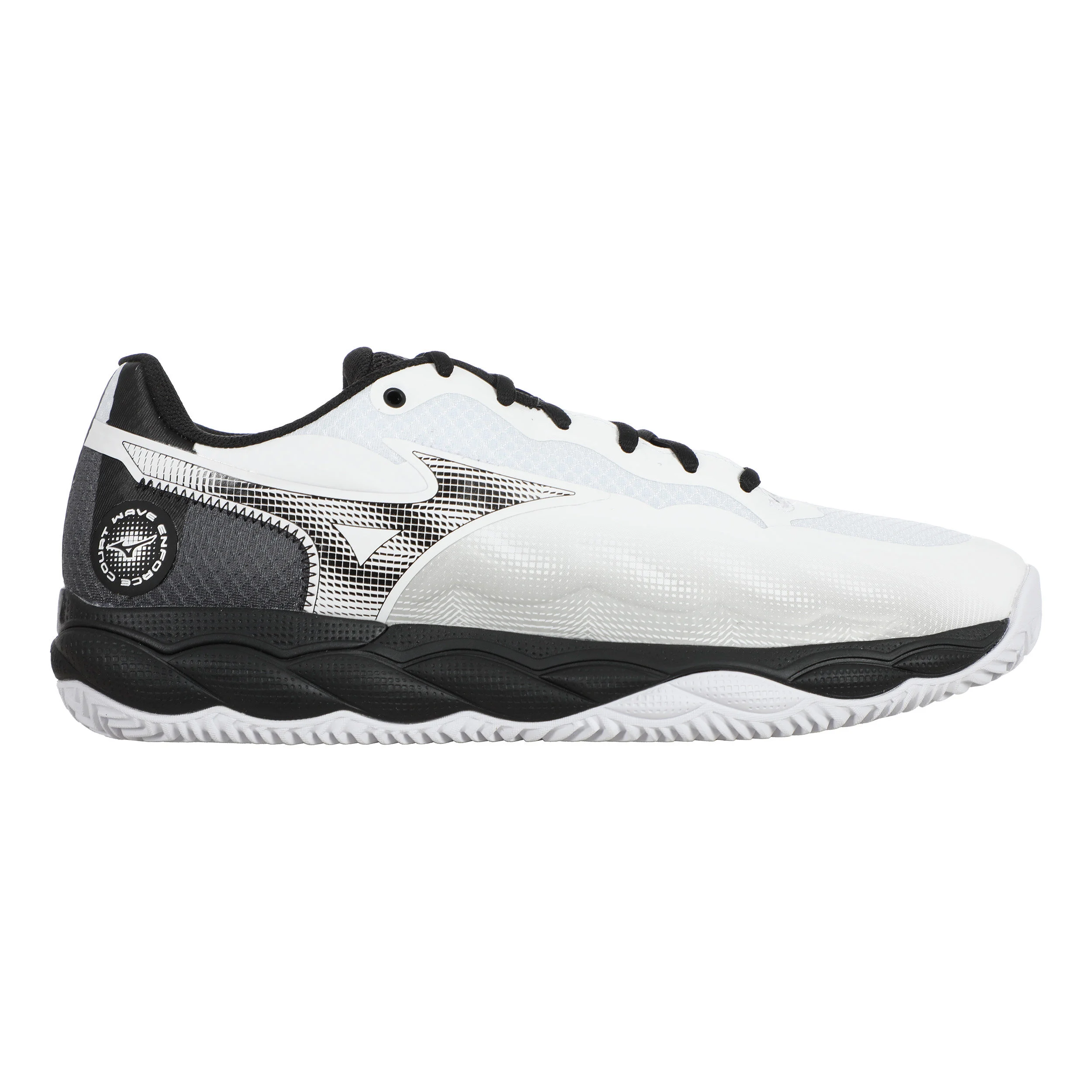 Mizuno Wave Enforce Court Chaussure Terre Battue - Blanc , Noir