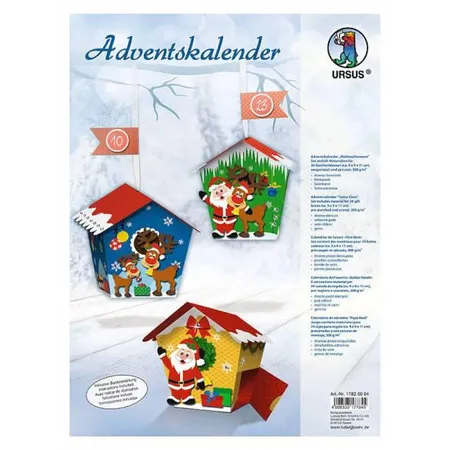 URSUS Adventskalender Set Weihnachtsmann