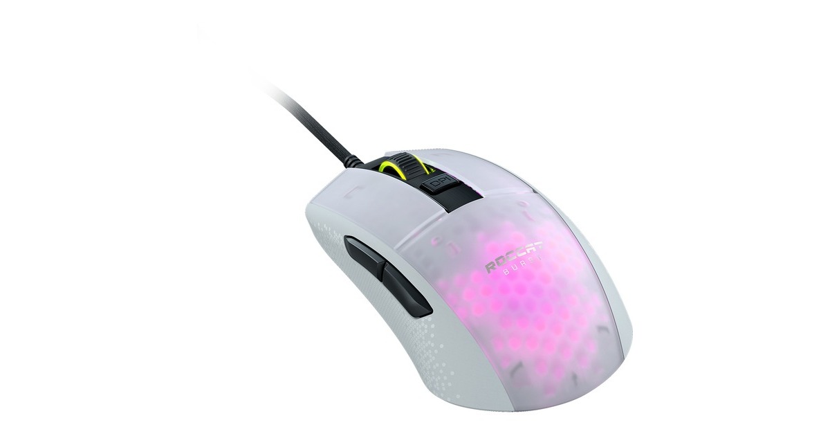 RoccatBurst Pro gaming muis  (Wit, 16000 dpi)