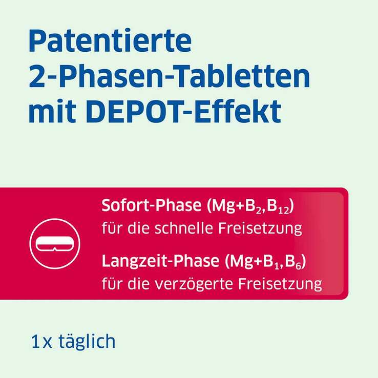 Magnesium Diasporal pro B-Vitamin-Komplex Depot Muskel + Nerven Tabletten, 30 St