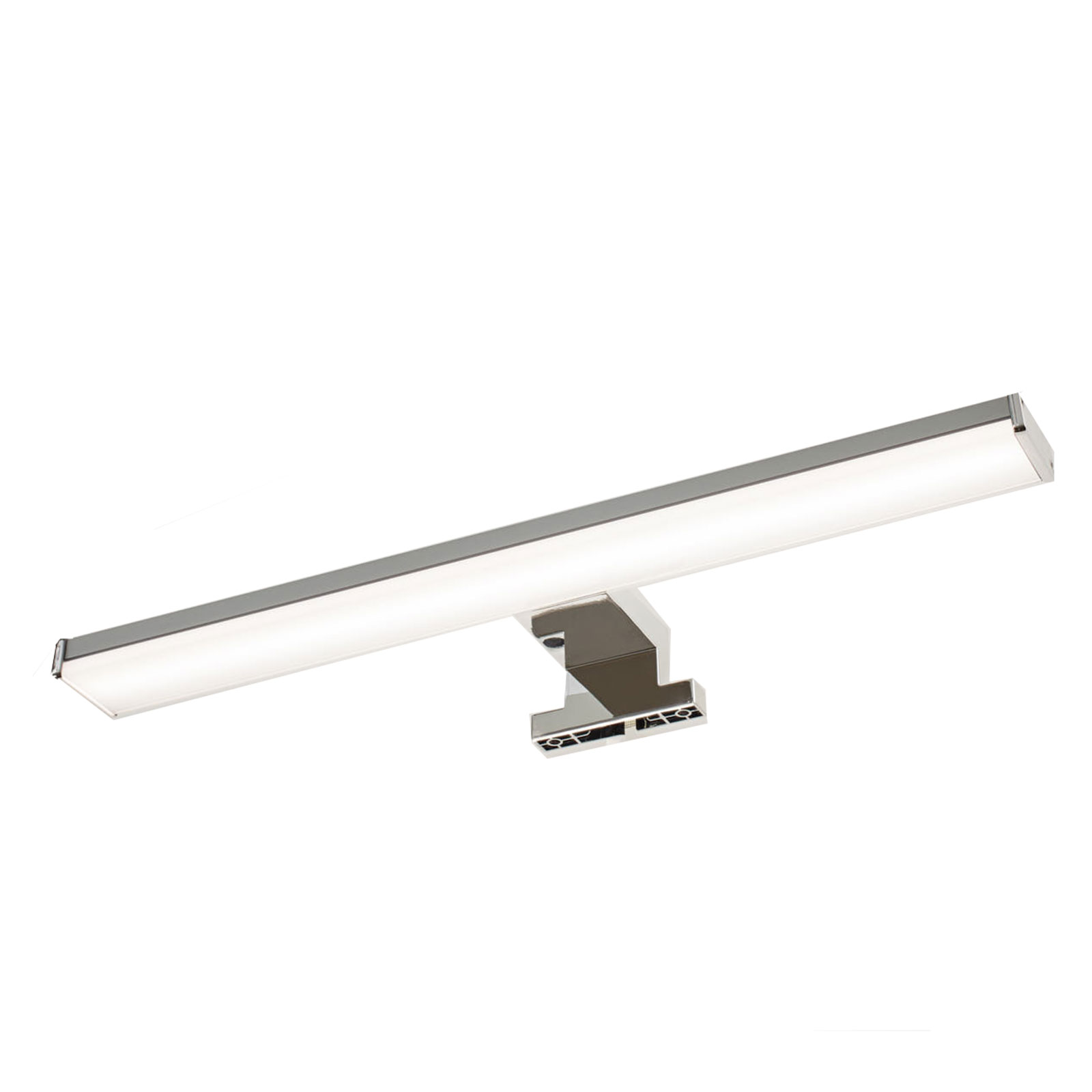 LED-Spiegelaufbauleuchte - silber - 40 cm