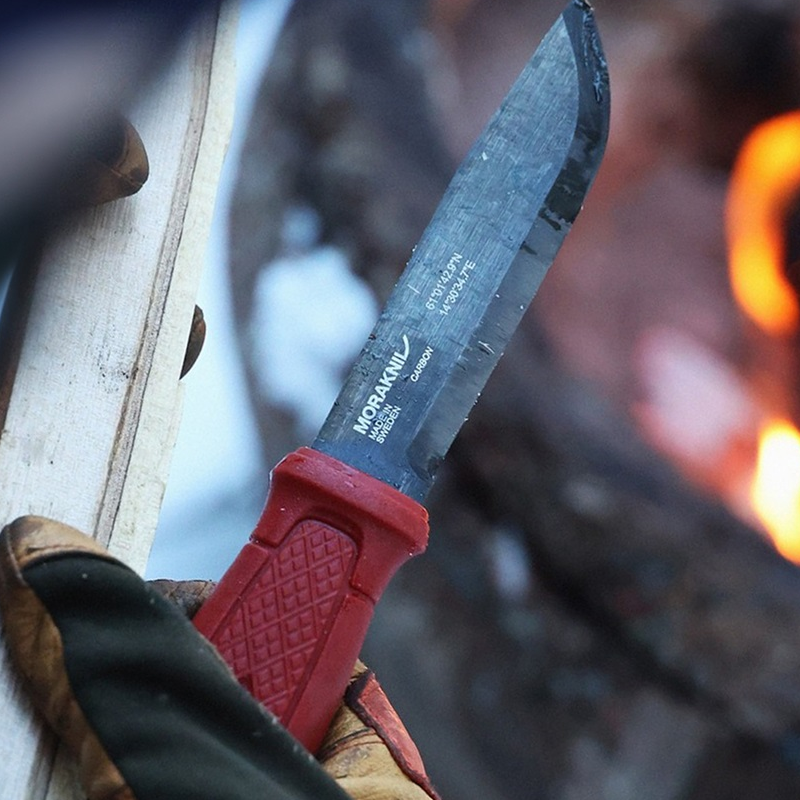 Mora garberg dala red zwart carbon survivalmes