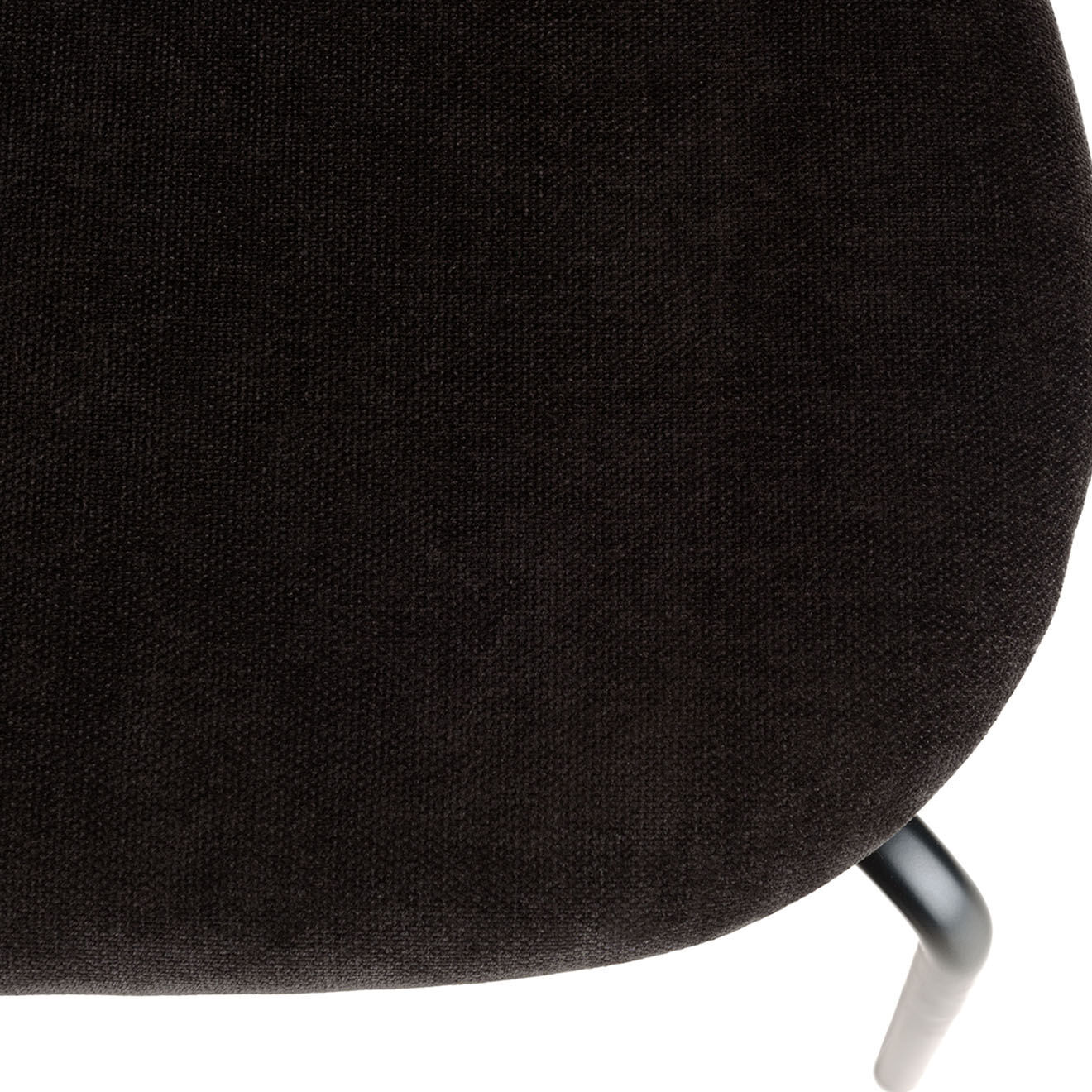 Macabane 2 Chaises Léa noires - 46x48x80 cm