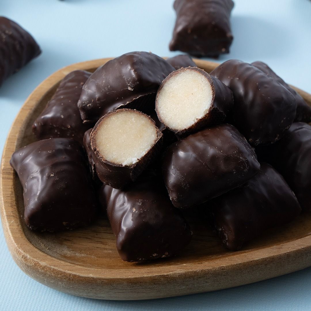 Chocolade kokos/rum rotsjes
