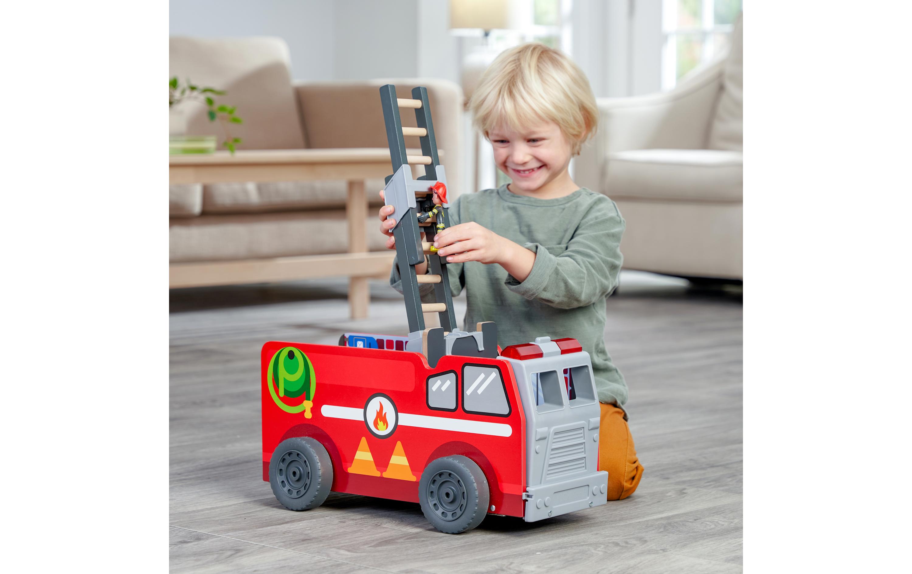 Feuerwehr 2-in-1 FeuerwehrautoSpiel-Set