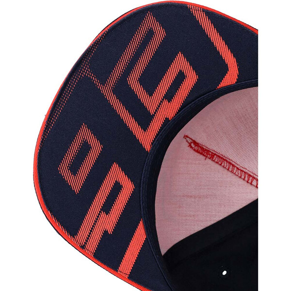 marc marquez - Casquette flat Ant Ninety Three Bleu / Rouge