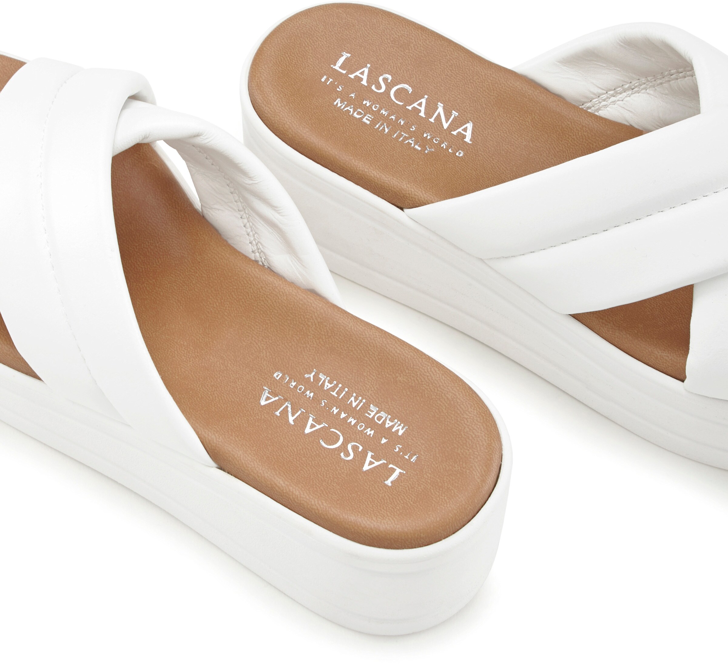 LASCANA Pantolette in weiß