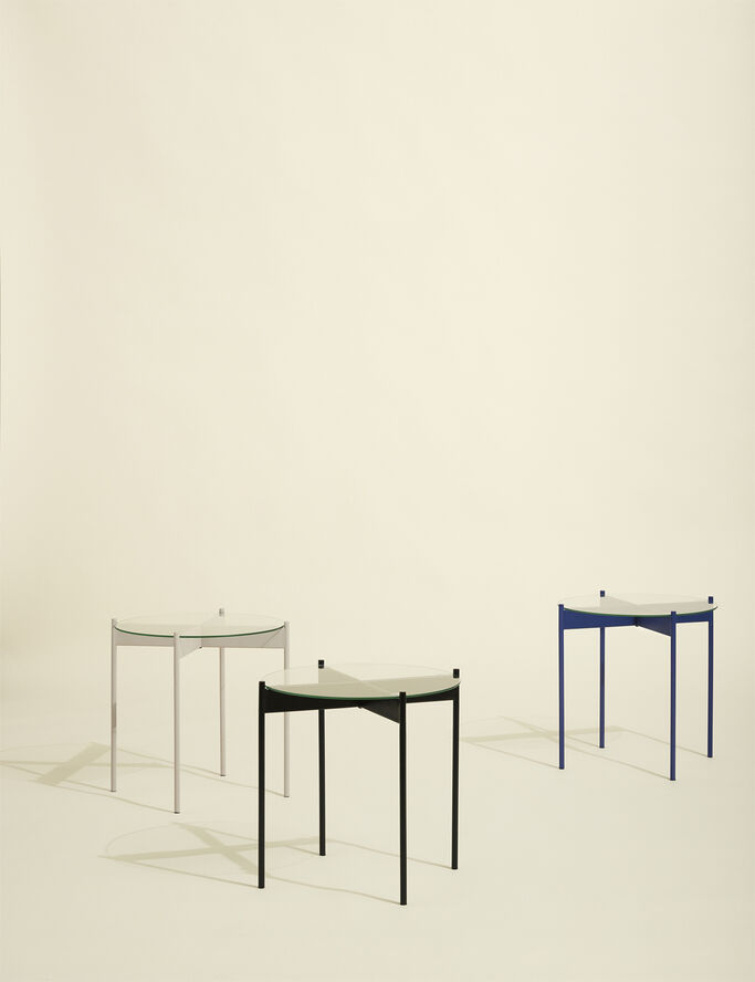 Hübsch Beam Side Table Blue Blå