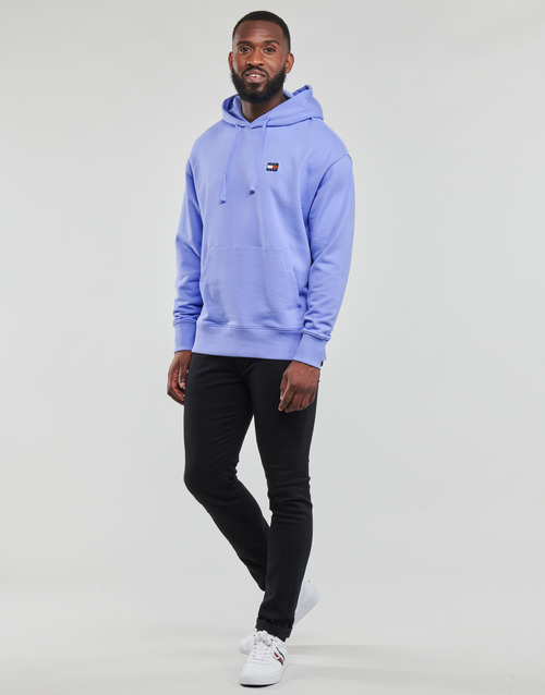 Tommy Jeans - TJM RLX XS BADGE HOODIE - Bleu ciel