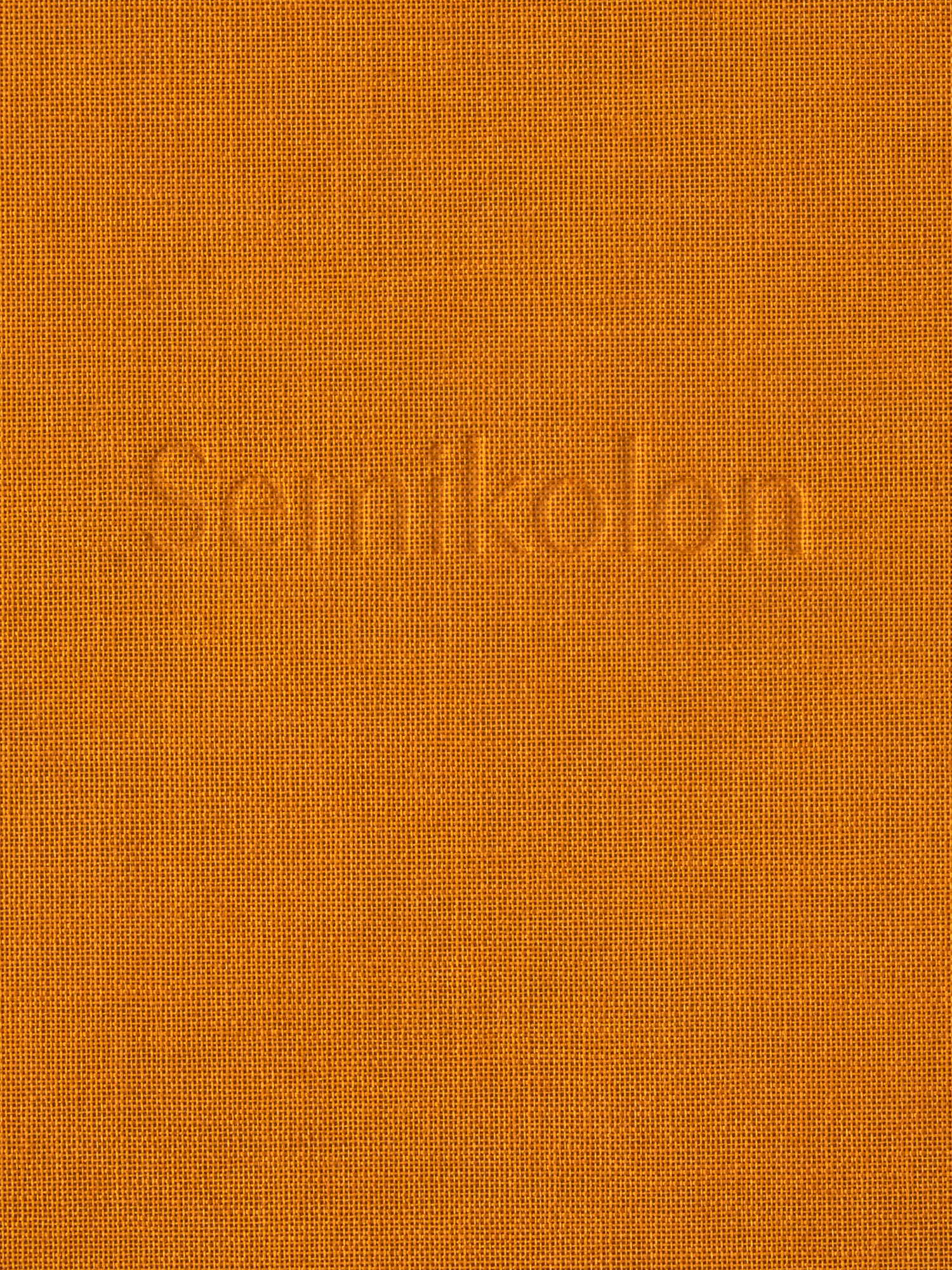 Notesbog A5 | Papir/lærred. 15,2 x 21,3 cm. 100 gsm. 176 sider. | Lemon | Semikolon