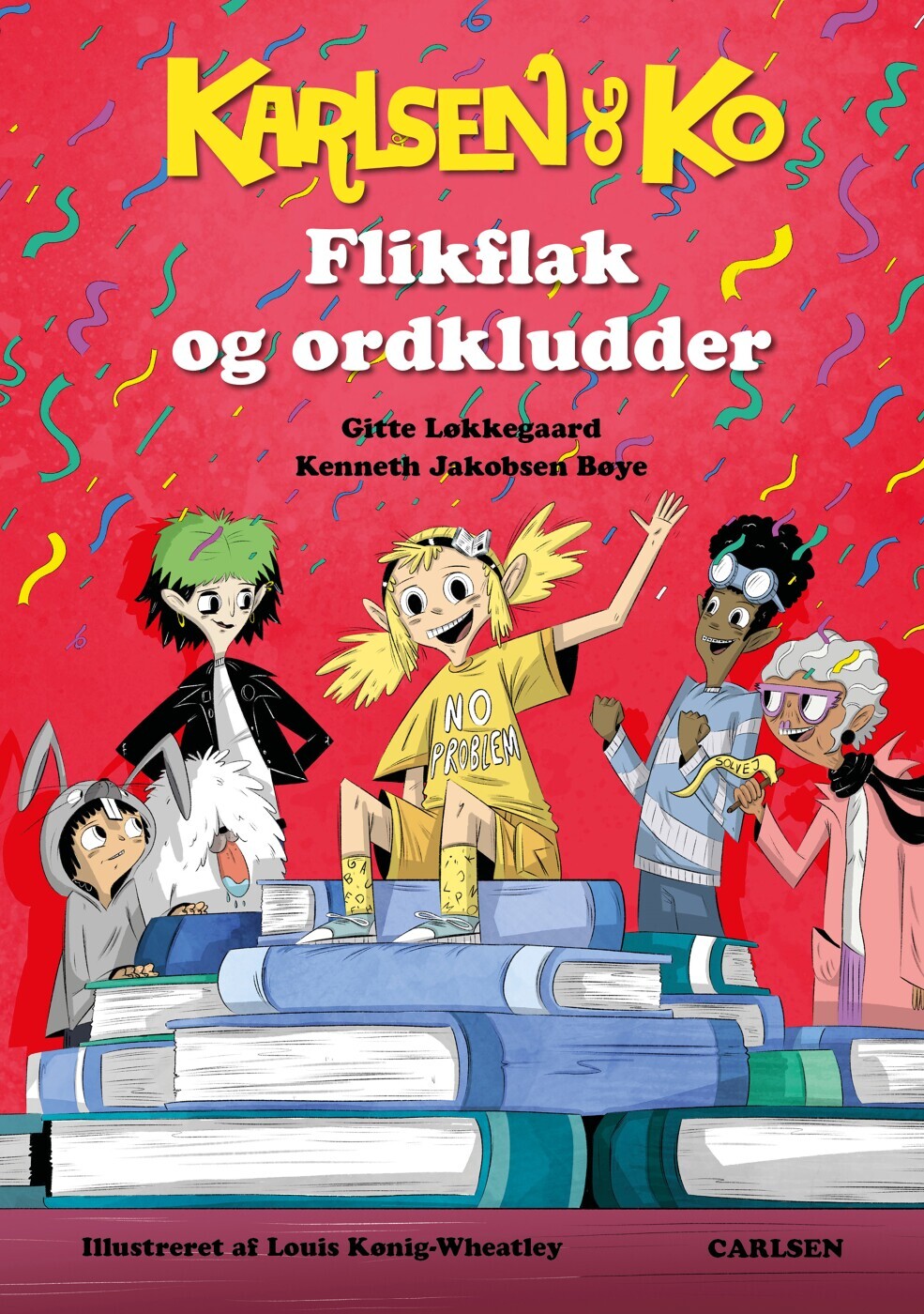 Karlsen Og Ko 3 - Flikflak Og Ordkludder - Gitte Løkkegaard - Bog