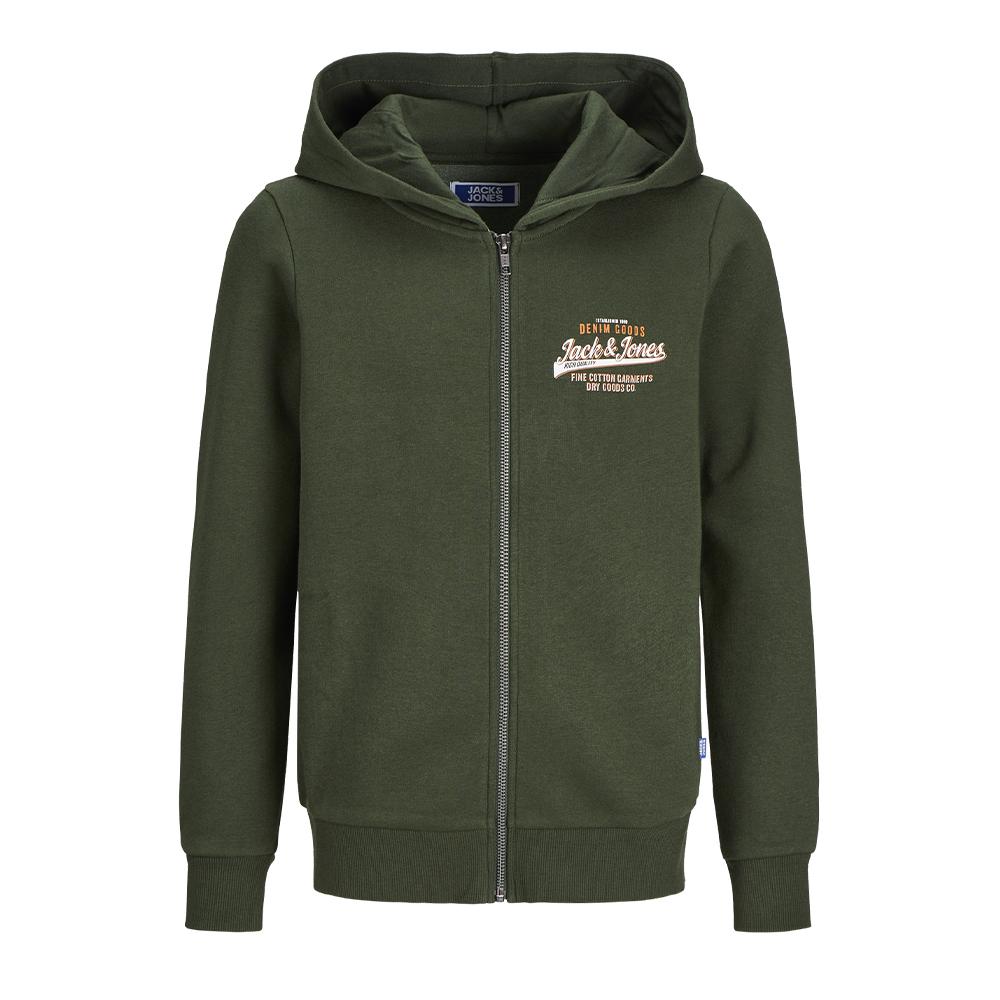 Jack & Jones Sweat Zippe Vert Garçon Jack & Jones Jjelogo