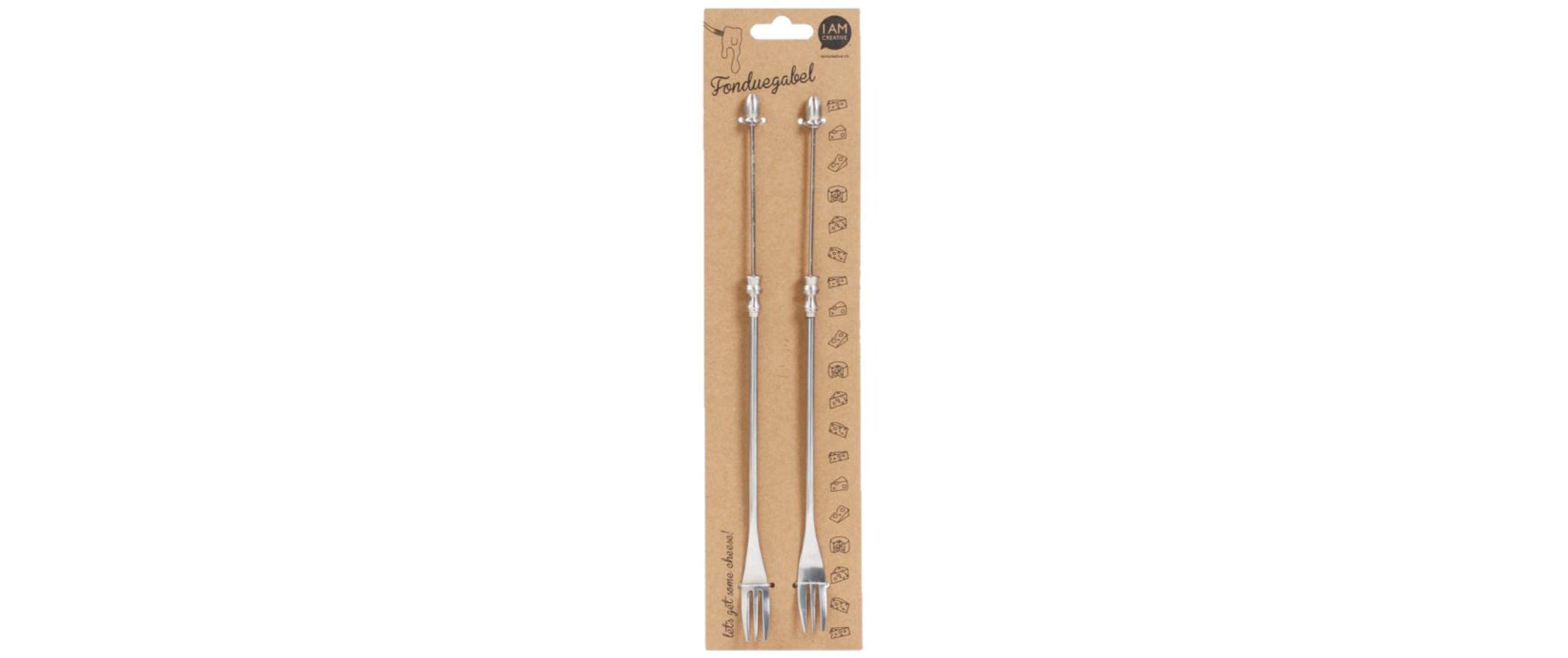 Küchenutensilien 30 cm Fonduegabeln, 2 StückFondue-Gabeln mit Fimo dekorieren
