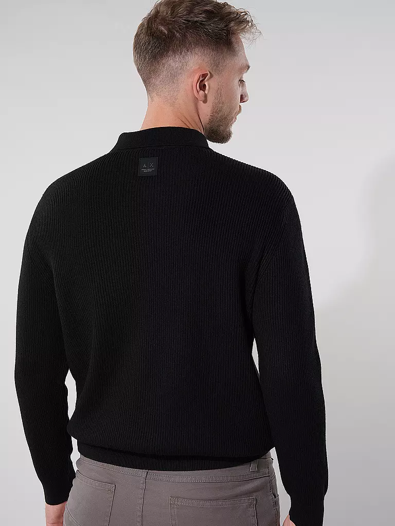 ARMANI EXCHANGE Troyer Pullover  schwarz