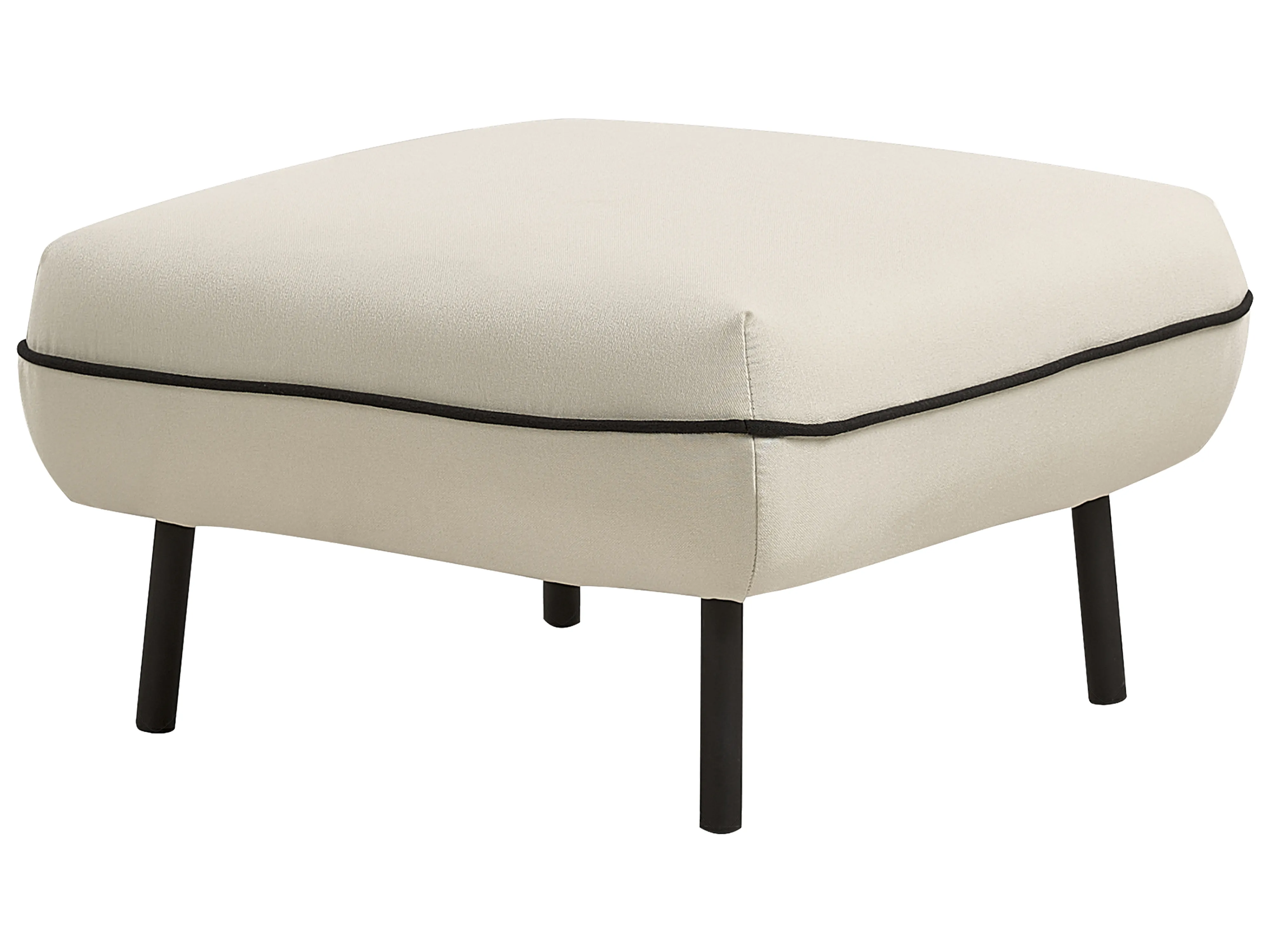 Ottomaan TONSBERG Stof Lichtbeige