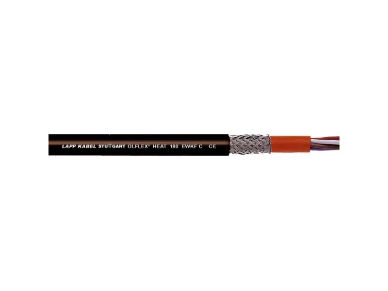 LAPP ÖLFLEX® HEAT 180 EWKF Højtemperaturkabel 5 G 0.75 mm² Sort 463043/100 100 m