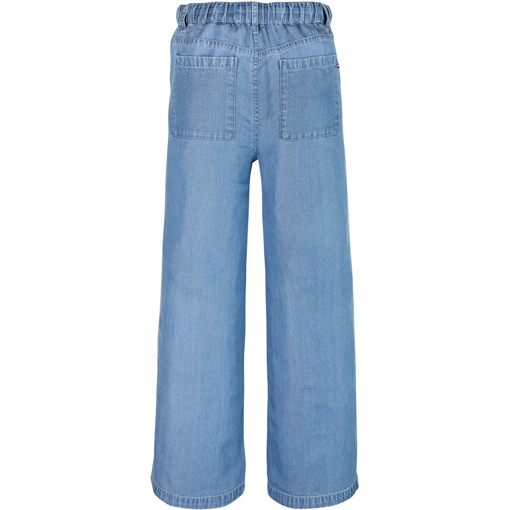 Køb Tommy Hilfiger Denim Medium 01 Chambray Wide Leg Pant