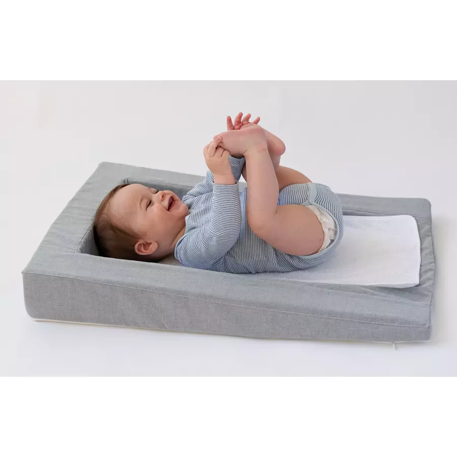 candide Wickelauflage Douillet 2in1 70 x 50 cm grau