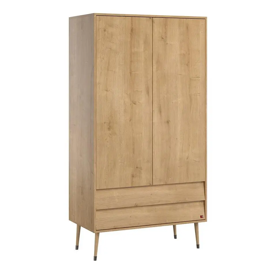 CALICOSY - Kast 2 Deuren 2 Laden Bosque - 55x100x191 cm